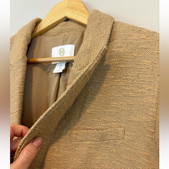 House of Harlow tan tweed blazer jacket - Picture 5 of 6